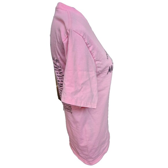 Lolla Palooza 2021 Chicago Pink Music Festival Tee Size Small 2 Sides - Picture 4 of 11